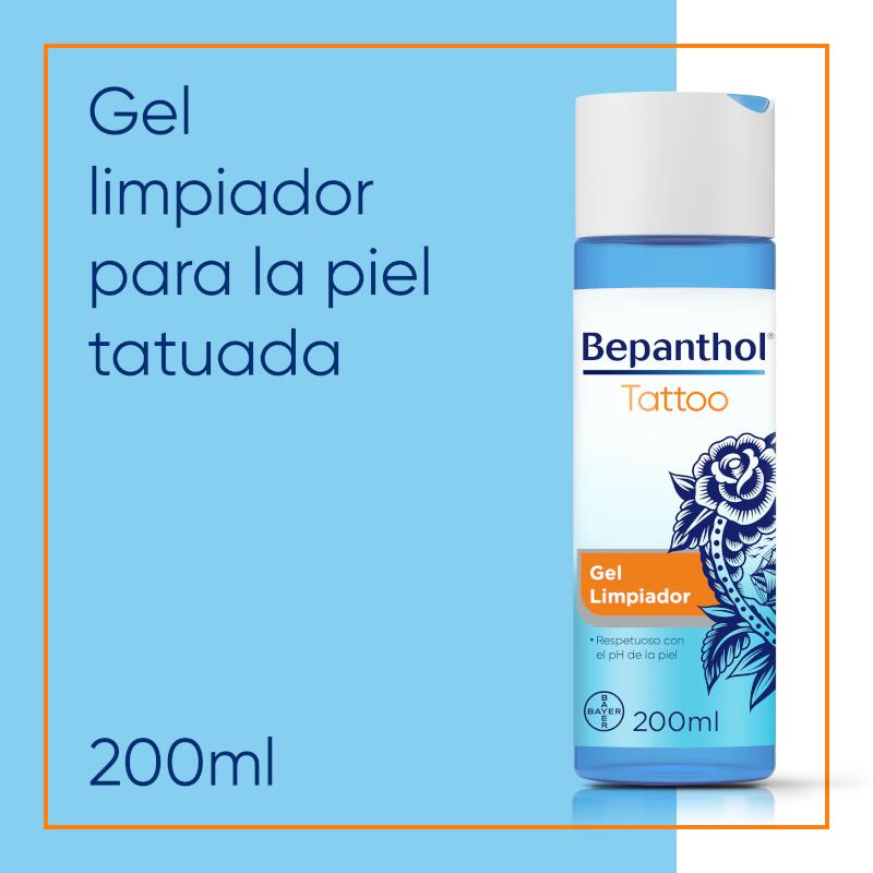 BEPANTHOL Tattoo Gel Limpiador 200 ml 2/3