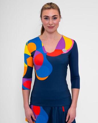 T-shirt Femme Bidi Badu Twiggy Bleu foncé