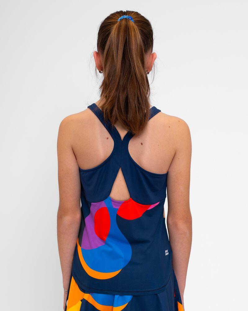 Camiseta Júnior Bidi Badu Twiggy Tank Dark Blue Mix 2/6