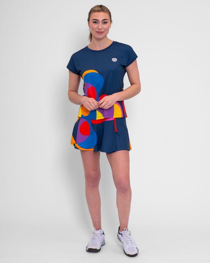 Camiseta Bidi Badu Twiggy Capsleeve Azul Oscuro Mix Mujer 5/5