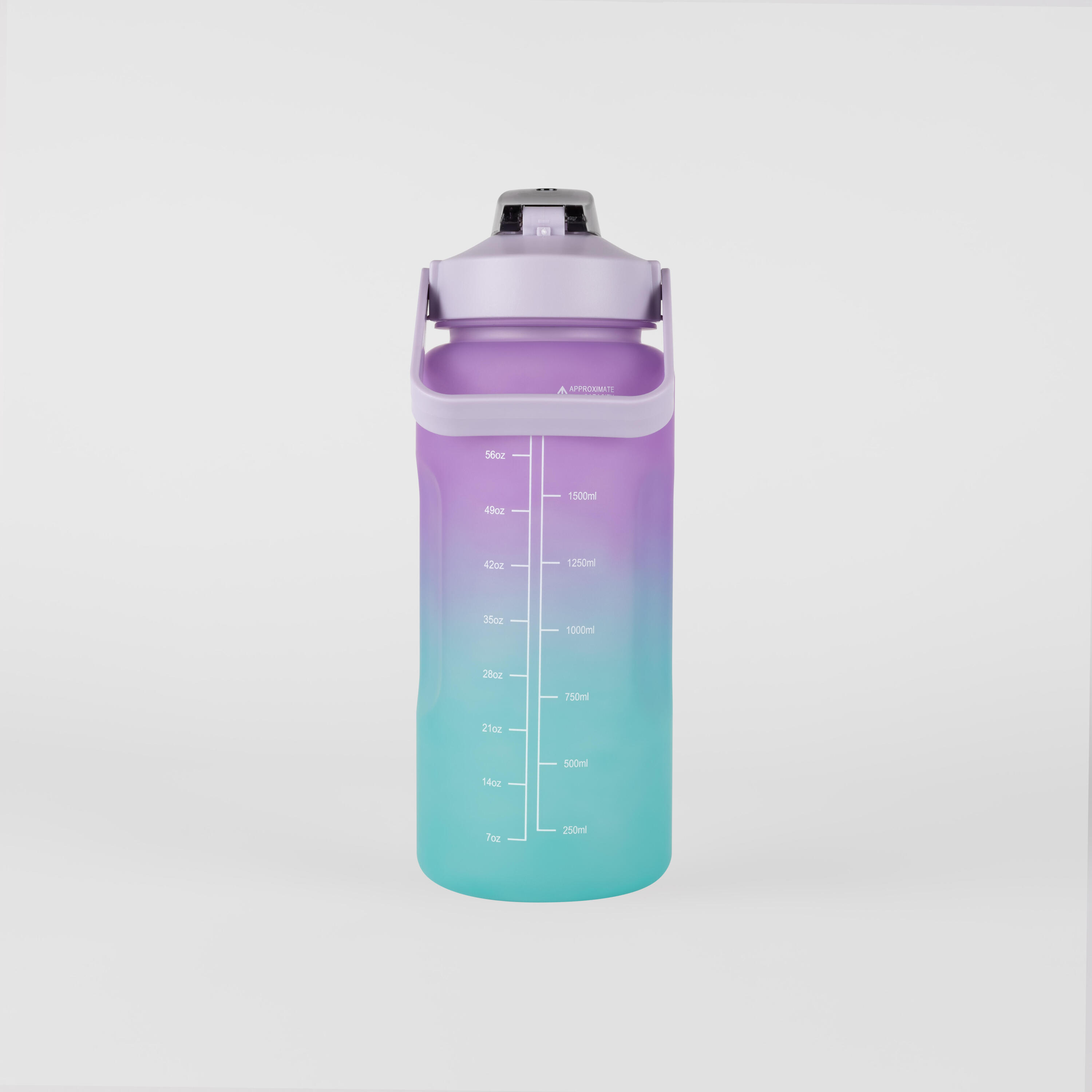 Motivational drink bottle 2L - multicolor 3/5