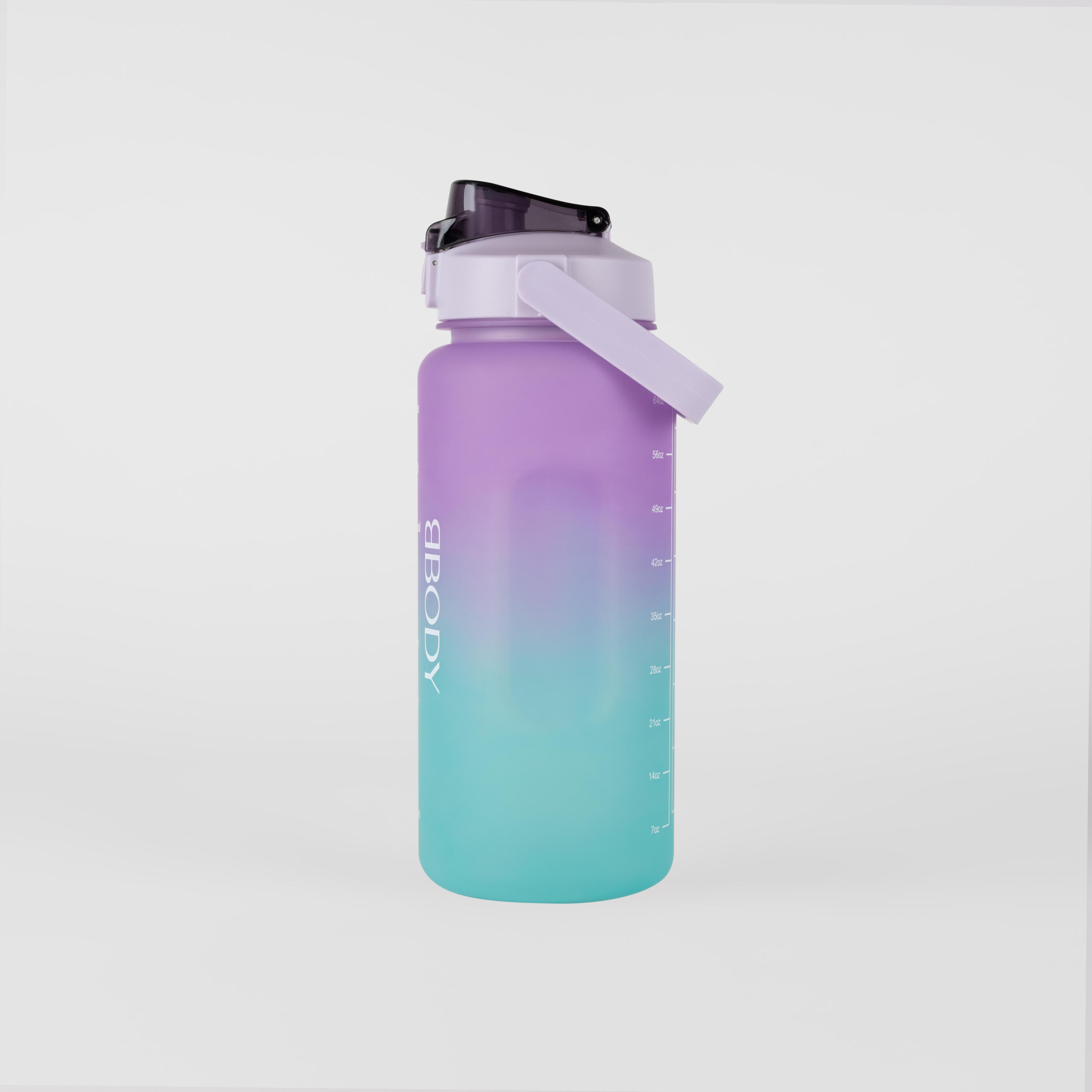 Motivational drink bottle 2L - multicolor 2/5