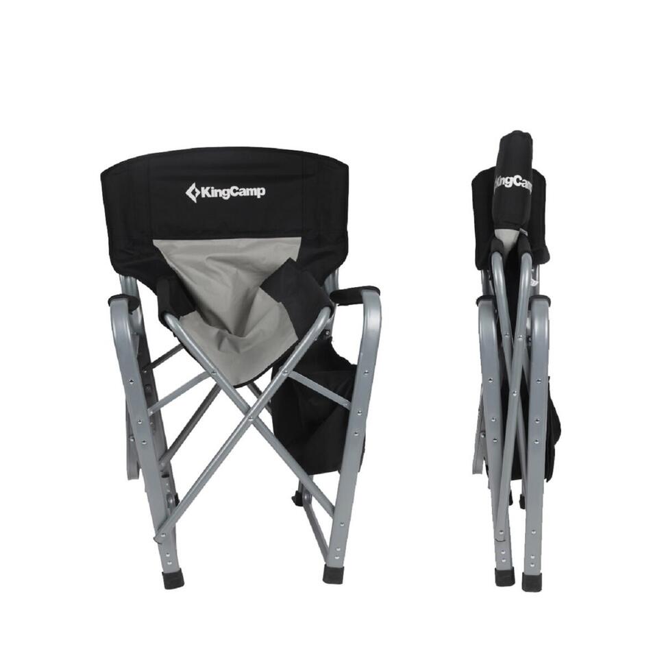 Krzesło kempingowe składane z podłokietnikami KING CAMP Director Deluxe - KC3977
