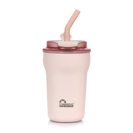 Kubek termiczny ze słomką Majestic Sport Hoody 420 ml