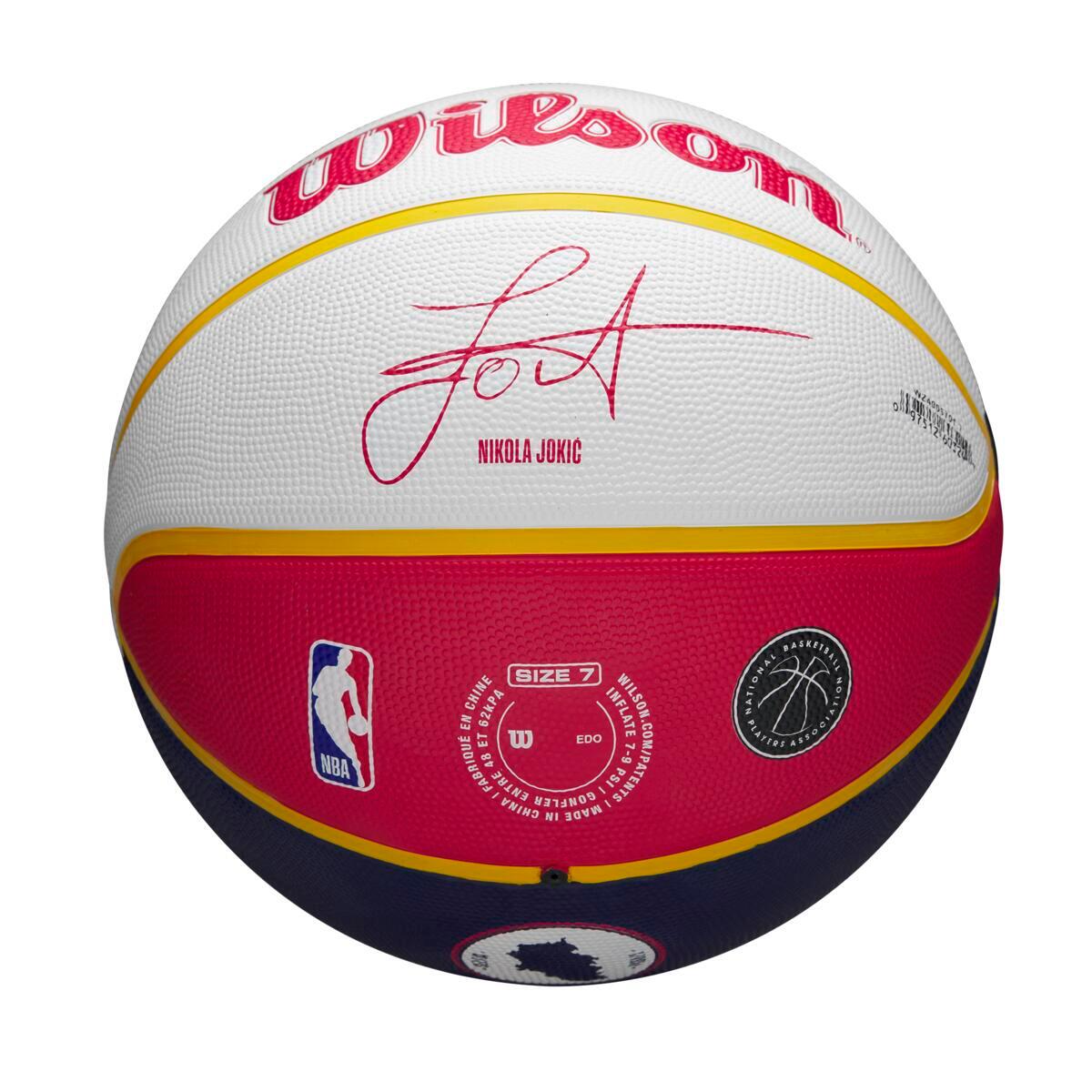 Piłka do koszykówki kosza Wilson NBA Player Local Hero's Jokic - WZ4006701 7 5/6