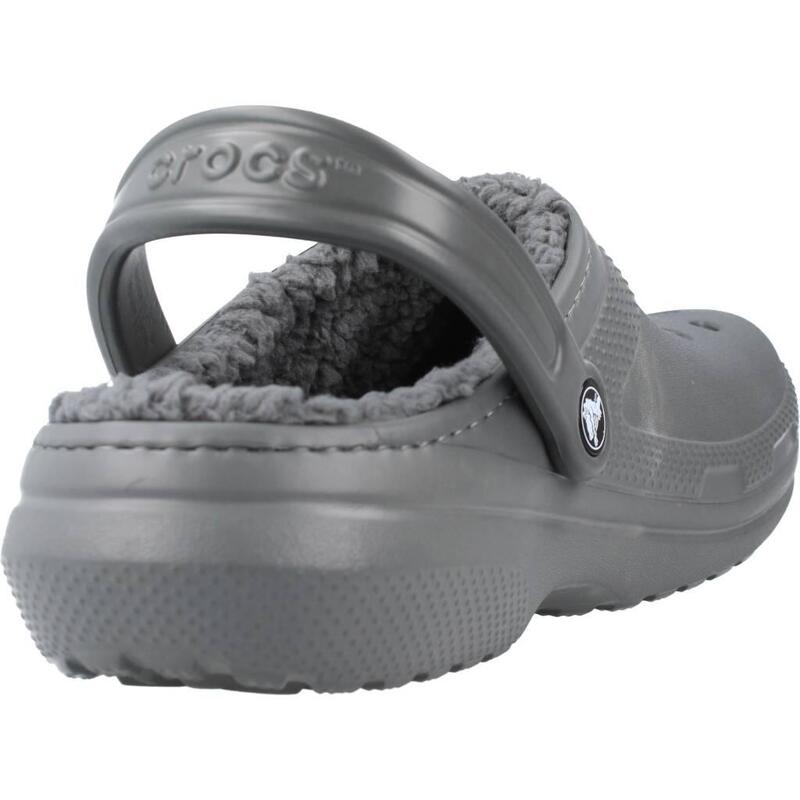 Chanclas Mujer Crocs Classic Lined Clog Gris