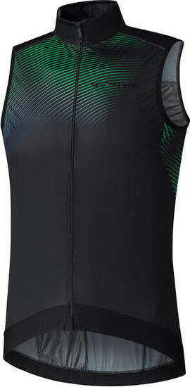 Chaleco Ciclismo Invierno Shimano S-Phyre Negro - Verde