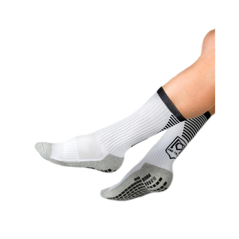Chaussette antidérapante blanche football