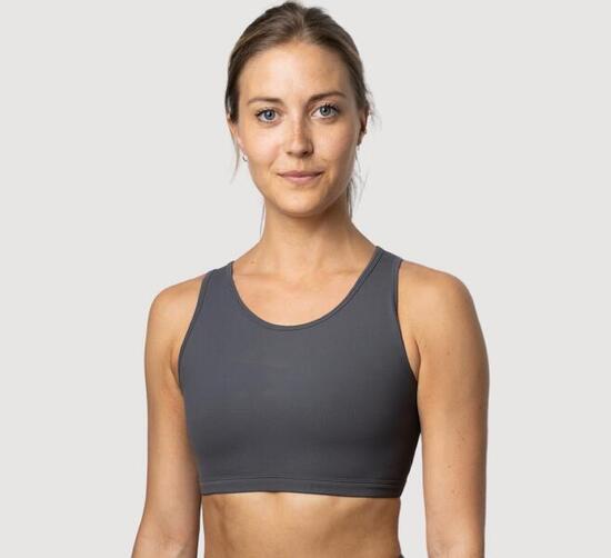 La brassière Irréprochable Anthracite — Les Actives Paris