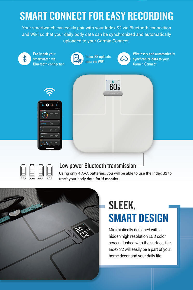 Electronic Scales Garmin Scale Connect To Wifi Garmin Smart Scale
