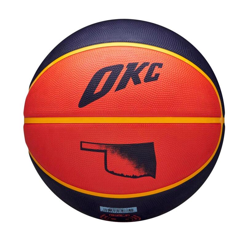 Piłka do koszykówki Wilson Oklahoma City Thunder City Edition - WZ4024221XB 7