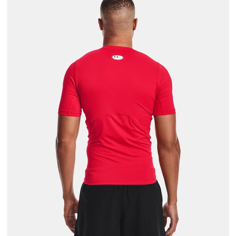 Tricou lycra Under Armour HeatGear® roșu pentru bărbați