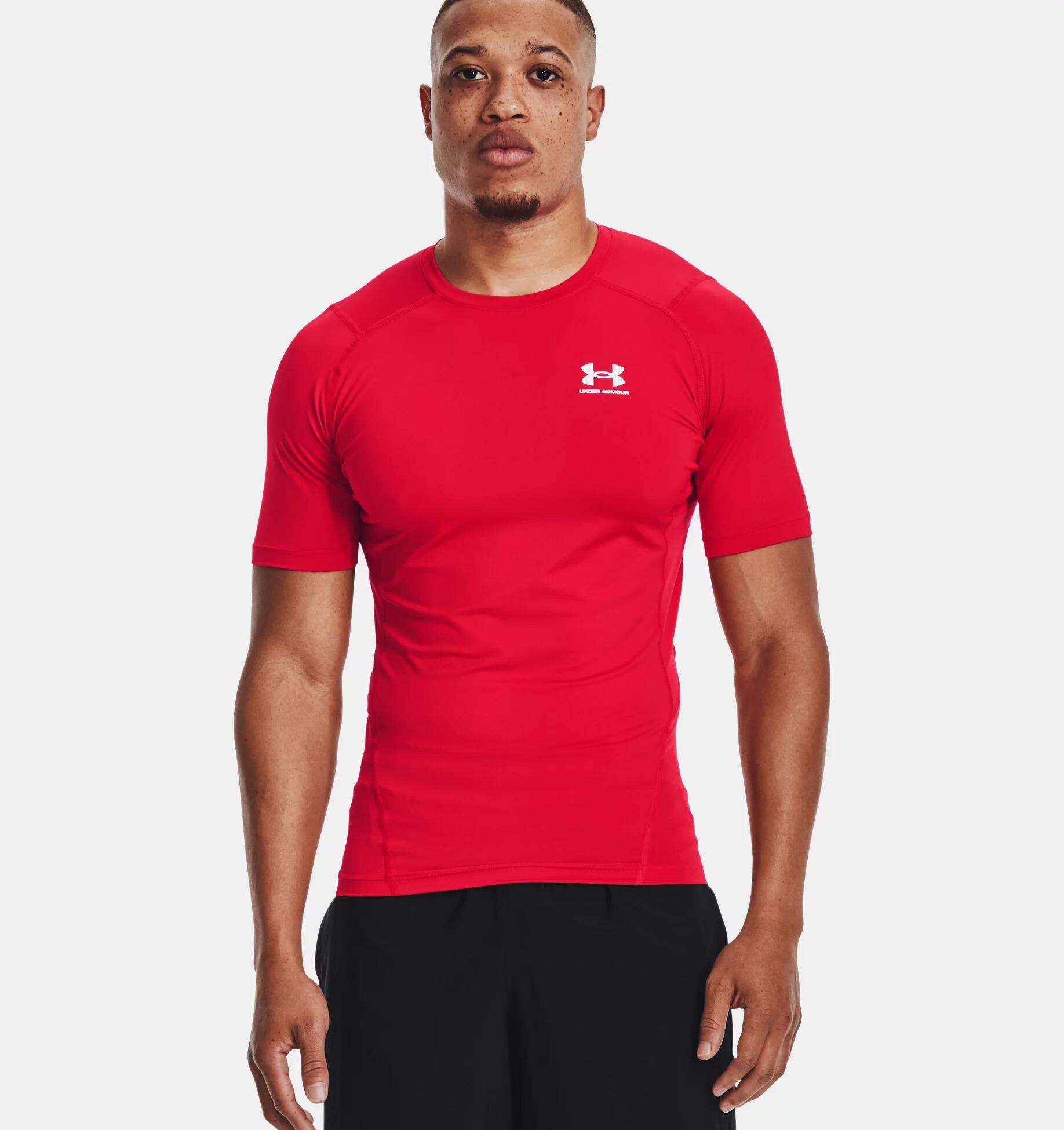 UNDER ARMOUR T-shirt Lycra Under Armour Rosso Heatgear® Per Uomo