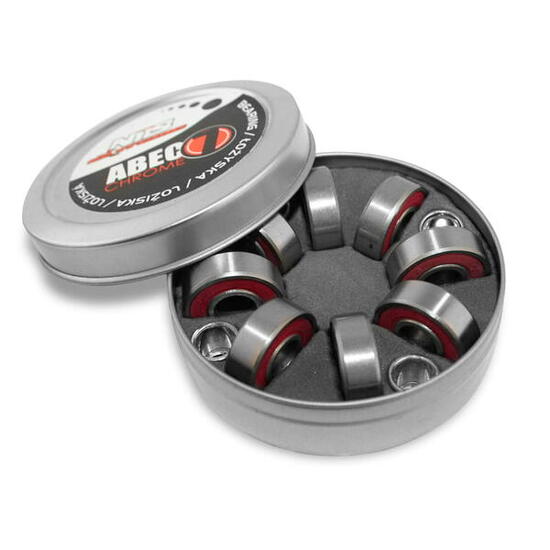 Kugellager ABEC-7 RS 8 Stück Chromstahl NILS EXTREME