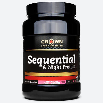 Bote de recuperador nocturno con proteína ‘Sequential Protein‘ 918 g Chocolate