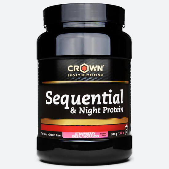 Bote de recuperador nocturno con proteína ‘Sequential Protein‘ 918 g Chocolate