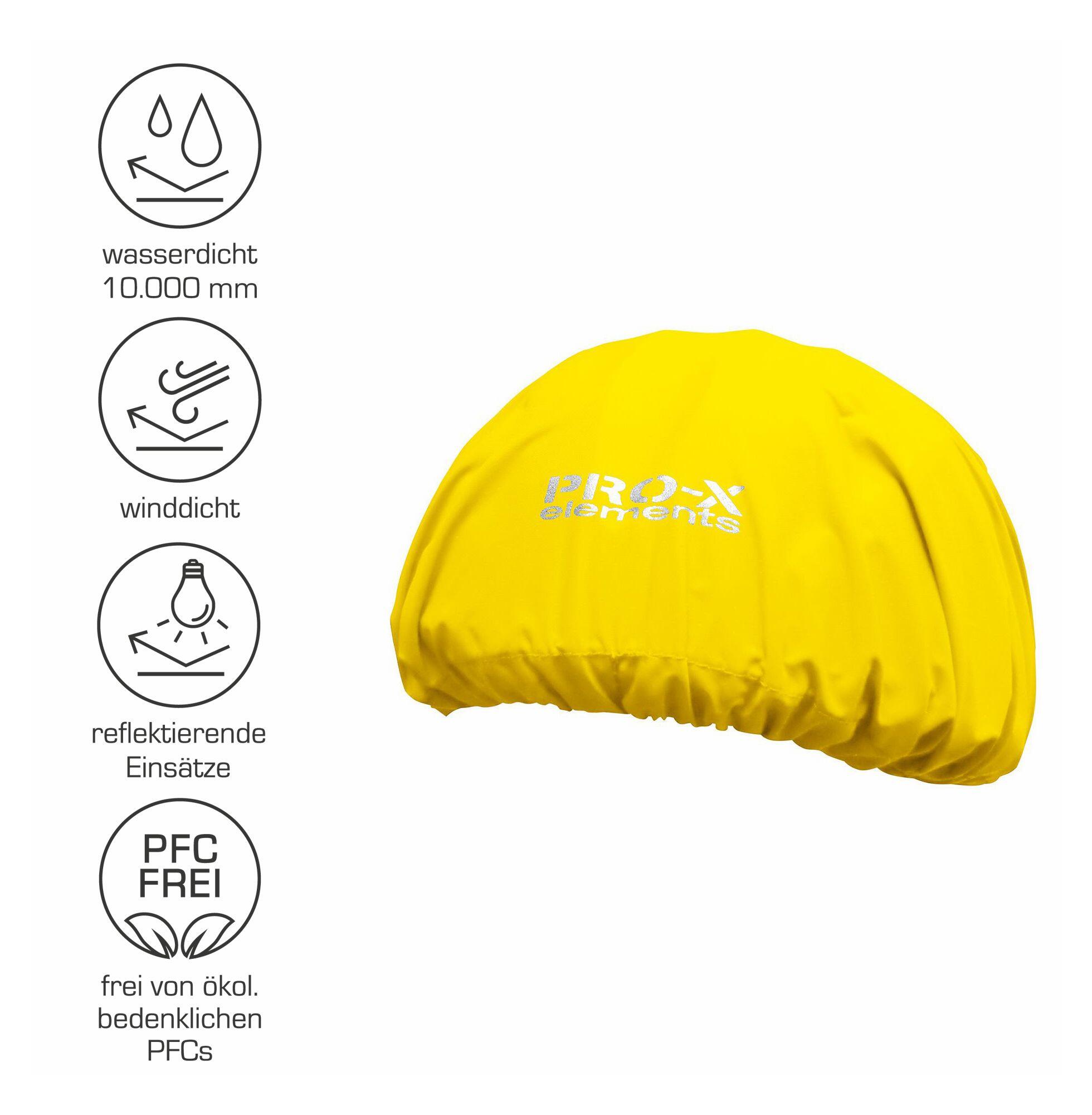 Couvre-casque unisexe HELMÜBERZUG jaune 2/2