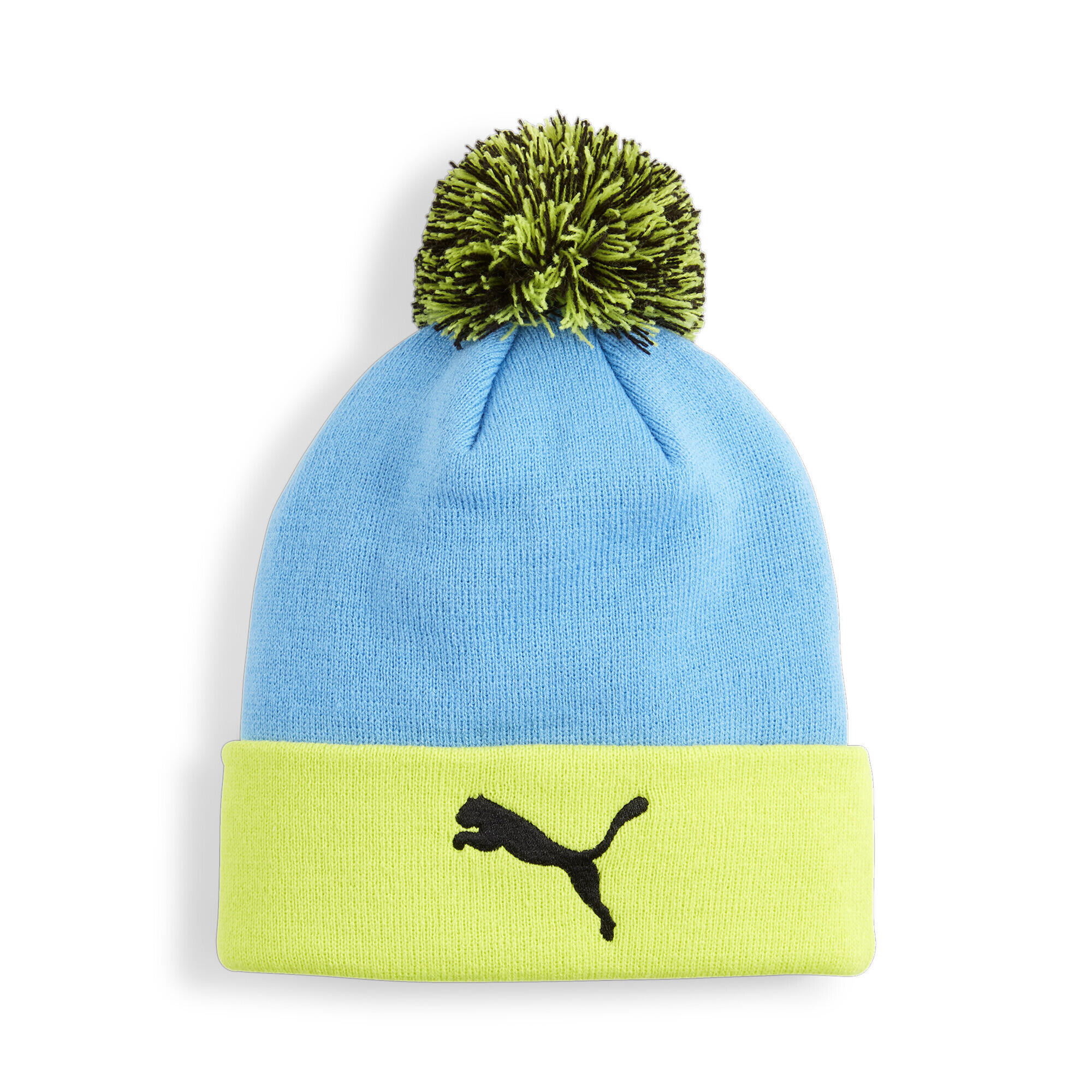 Cappello invernale Puma Man City Jr Mcfc Lw Pom Pom Beanie Blu per bambini 2/3