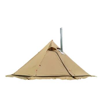 Ultra-Light 3.2m Diameter Camping Pyramid Tent w/ Smoke Window