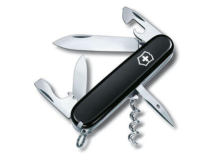 Couteau multifonction Victorinox Spartan noir compact lame acier inoxydable