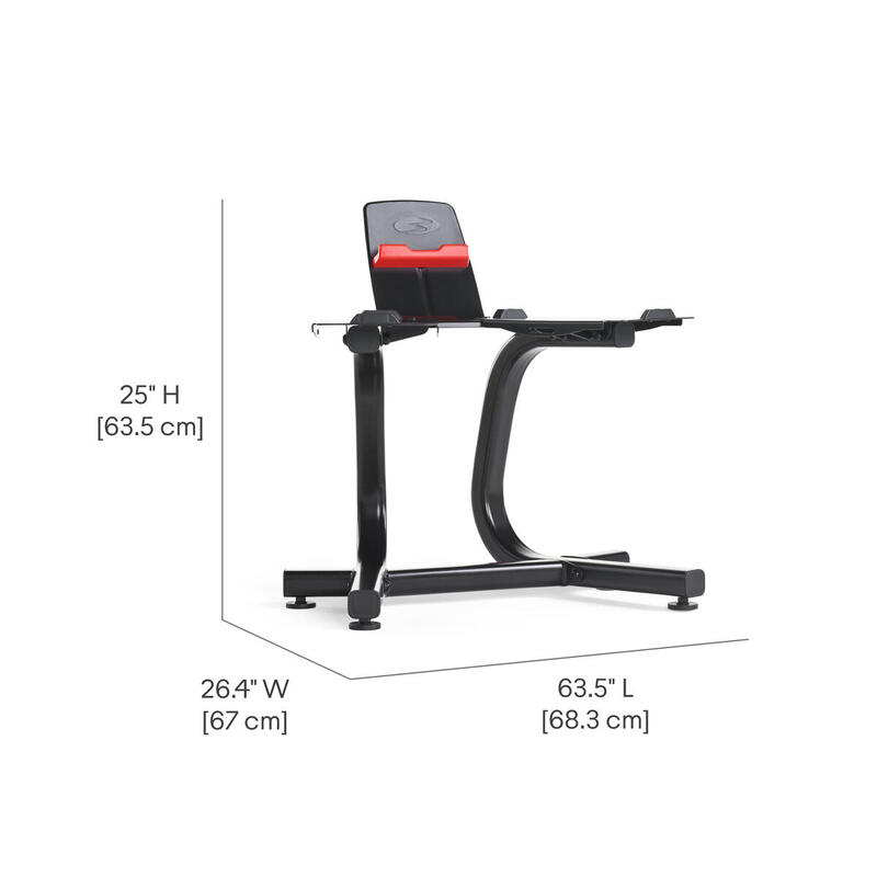 BowFlex Support pour haltères SelectTech avec Media Rack intégré