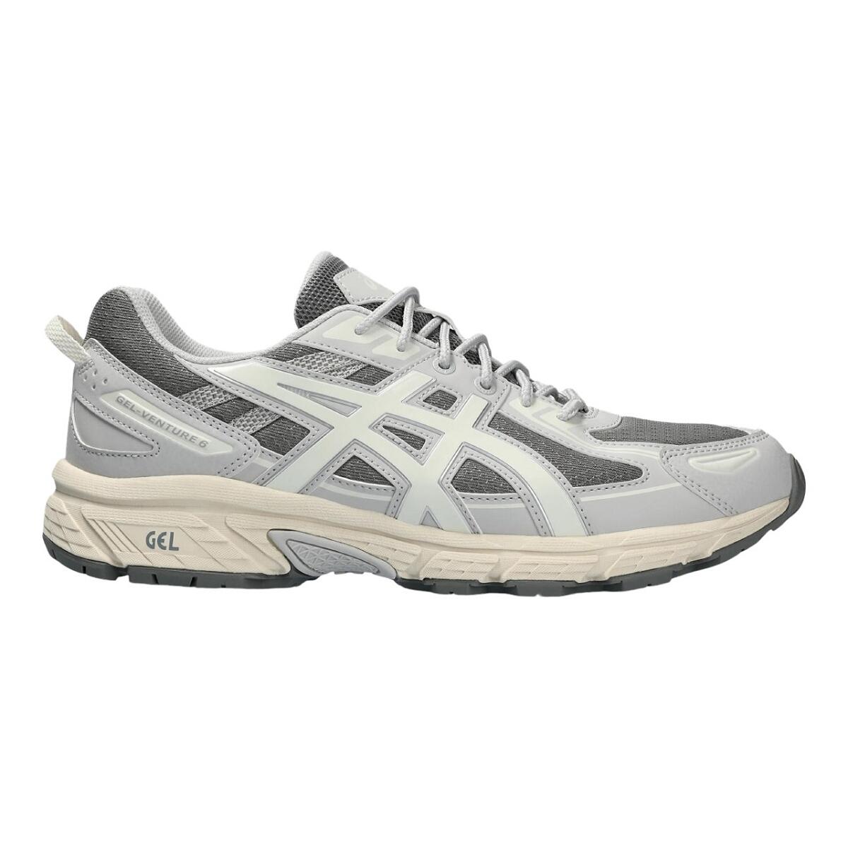 Asics - Chaussures De Sport Homme Gel Venture 6 Gris - Chaussures De Sport - Blanc|gris - 42 - Decathlon