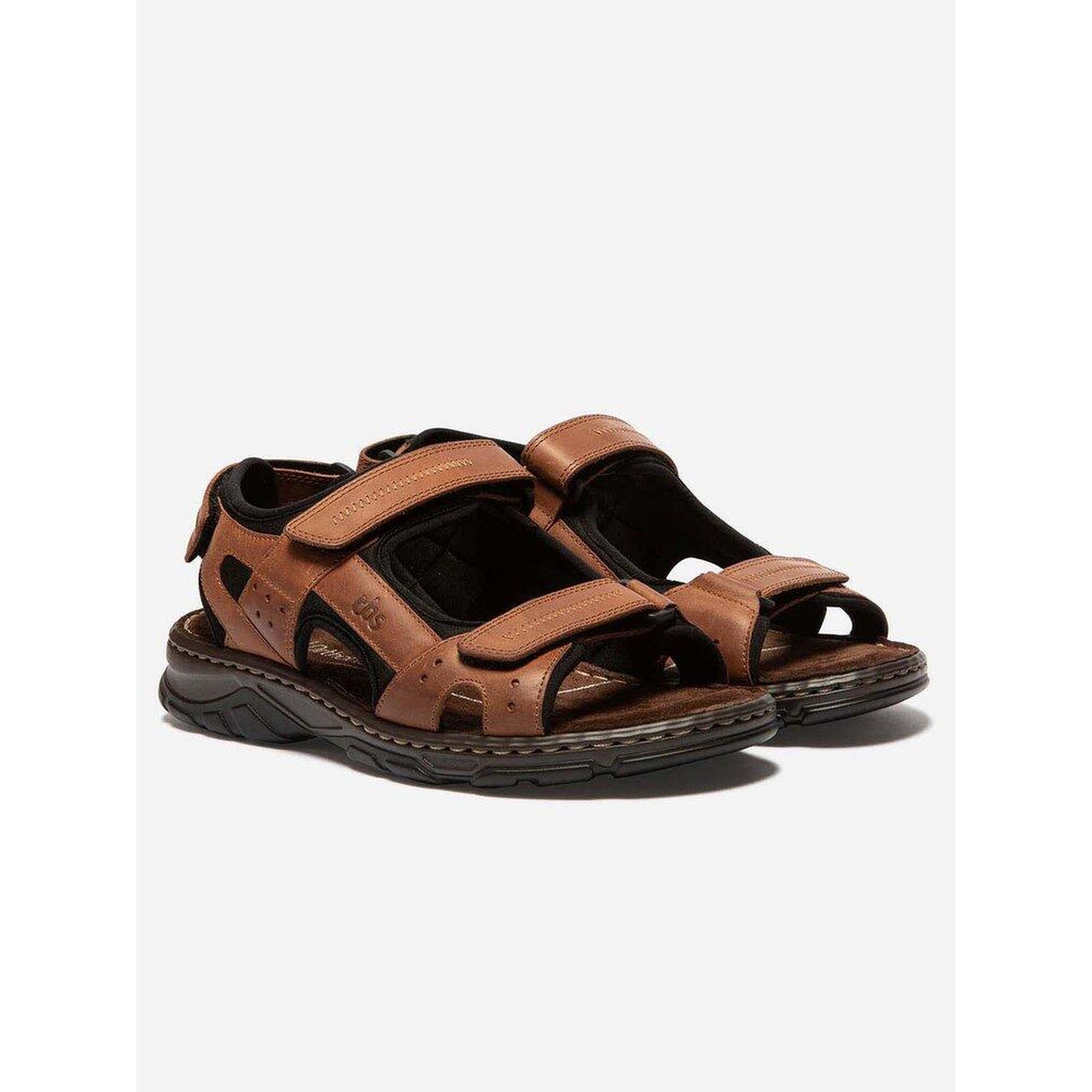 Sandales plates Homme - JOHALIN Tan