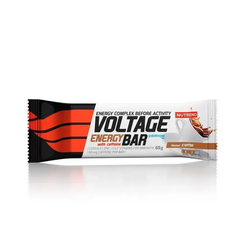 NUTREND Voltage Energy Bar with Caffieine Energiaszelet 65g Fekete csokoládé 2/3