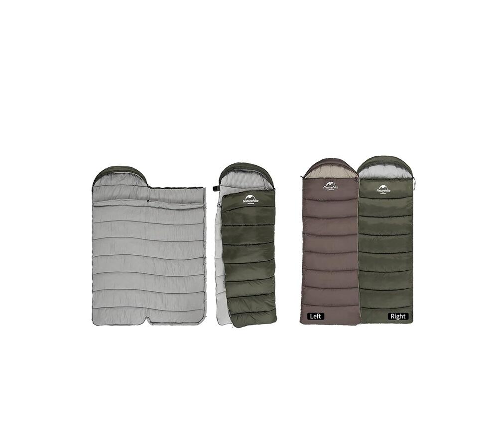 Saco-cama tipo envelope da série U com capuz da Naturehike 2/7