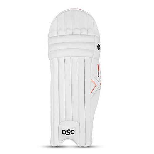 DSC Intense Attitude Cricket Batting Legguard | Farbe: Weiß, Lila | Jungen 3/5