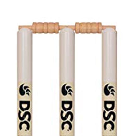 DSC Duco Finish Cricket Stümpfe Set mit Bails | Holz | Größe: Voll 4/5
