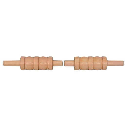 DSC Duco Finish Cricket Stümpfe Set mit Bails | Holz | Größe: Voll 3/5