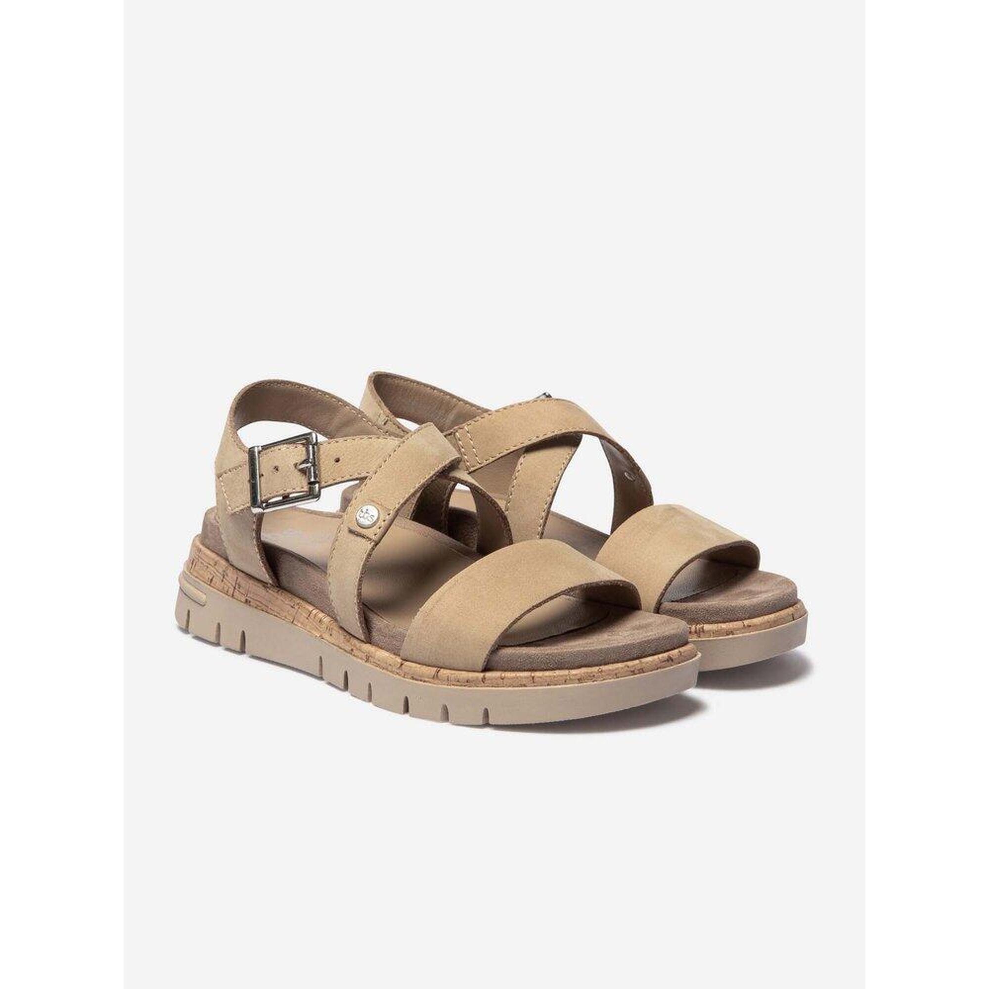 Sandales plates Femme - ZOELENN Beige