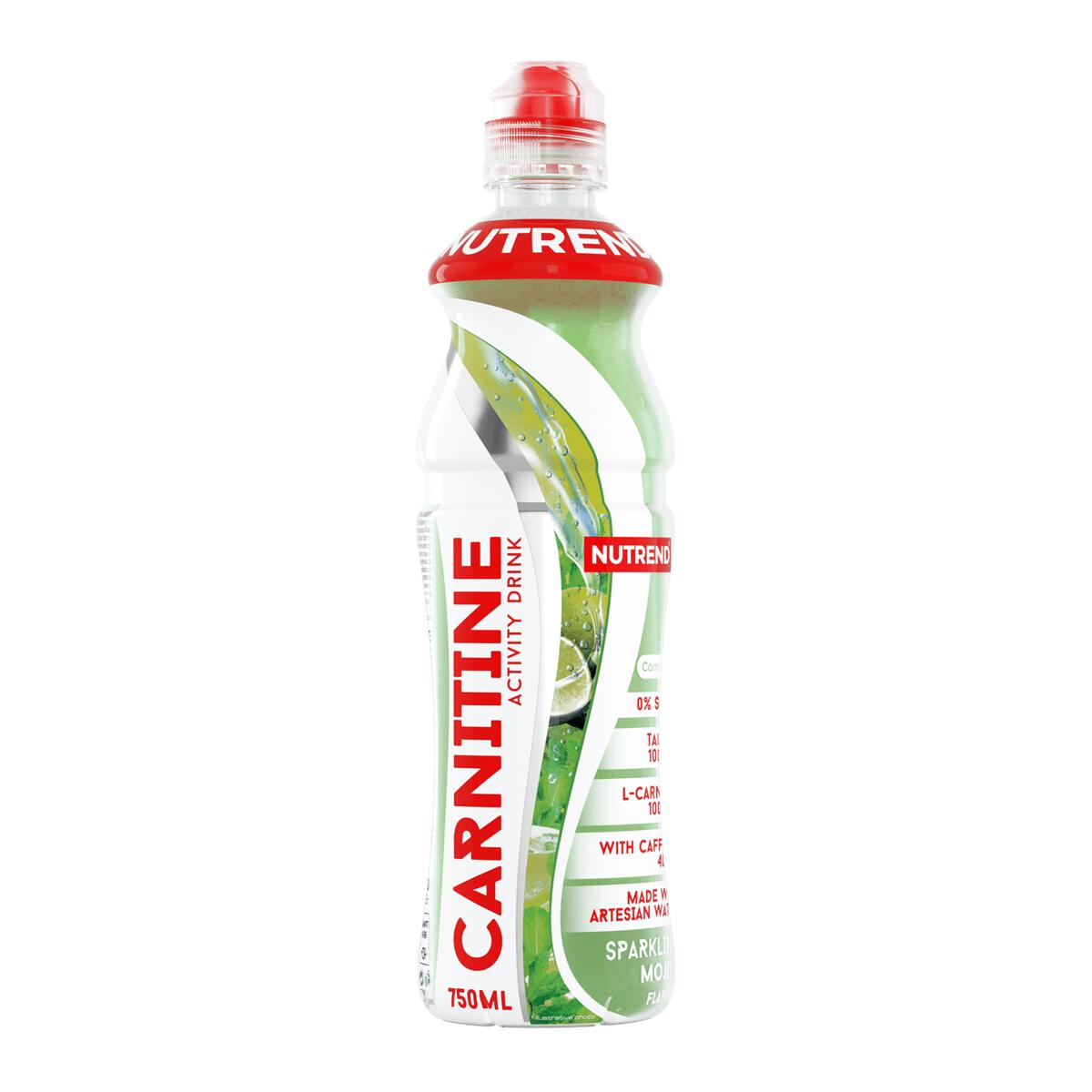 NUTREND Sportovní nápoj CARNITINE ACTIVITY DRINK WITH CAFFEINE, 750 ml, mojito