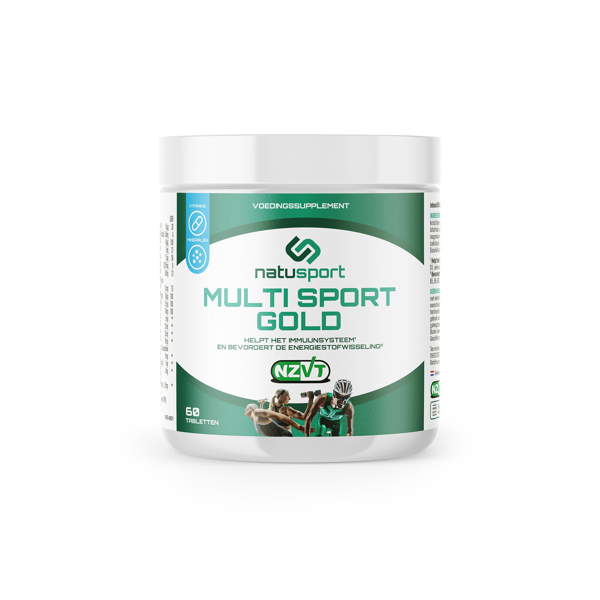 NATUSPORT Natusport NZVT Supplement Multi Sport Gold - 60 tabletten