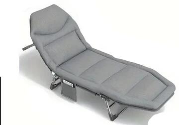 Portable Folding Bed: Single, Free Installation, Ideal for Camping