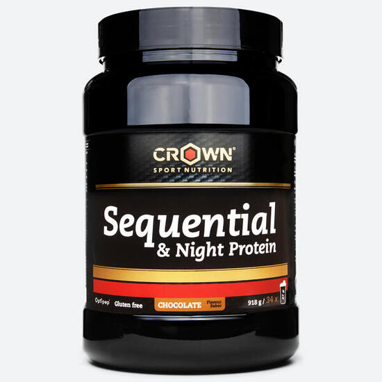 Bote de recuperador nocturno con proteína ‘Sequential Protein‘ 918 g Chocolate