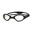 Lunettes de Natation TIGER LSR+, Verres Clairs, Taille Regular, Noir Turqoise