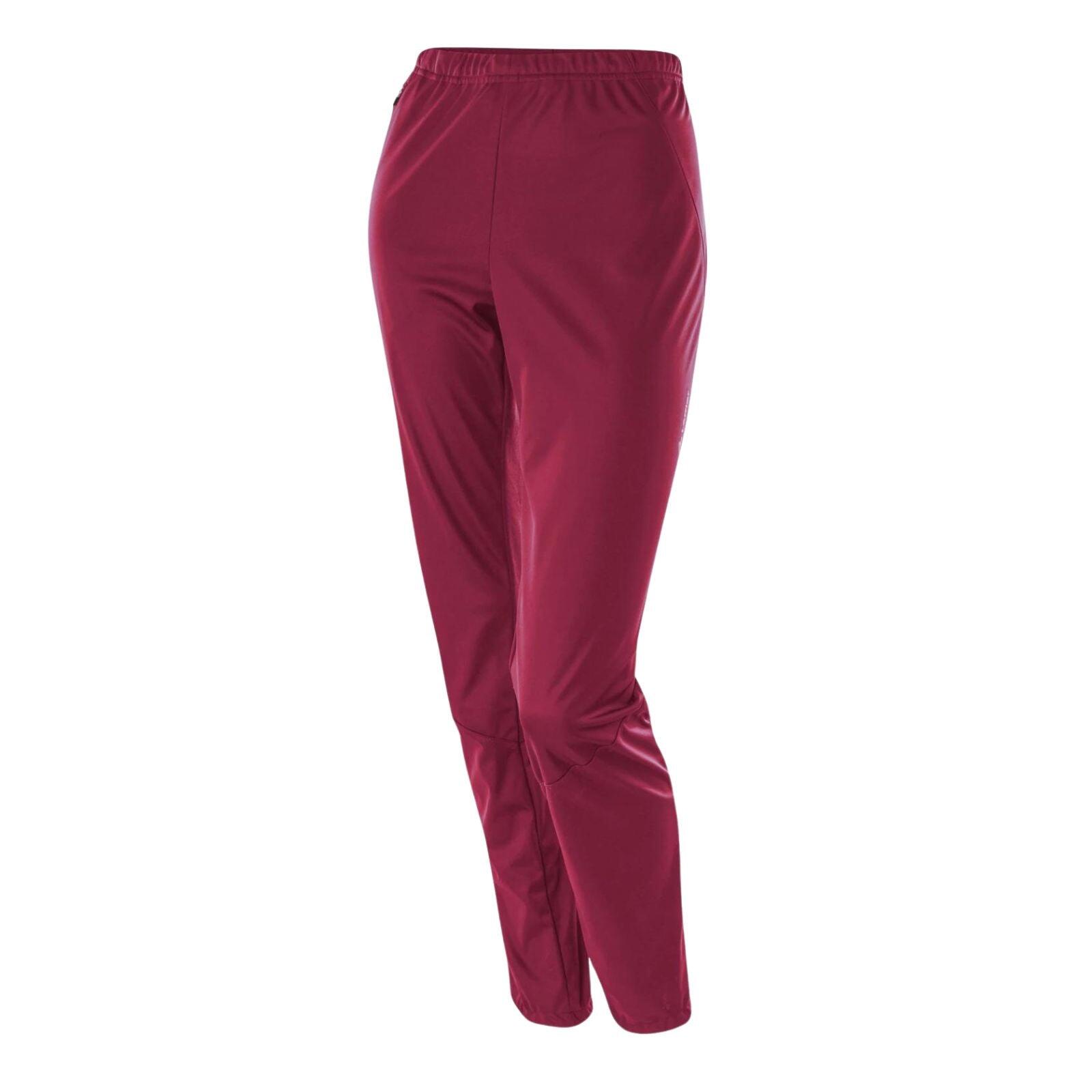LÖFFLER Pantaloni Löffler Light donna rossi, leggeri per sci nordico