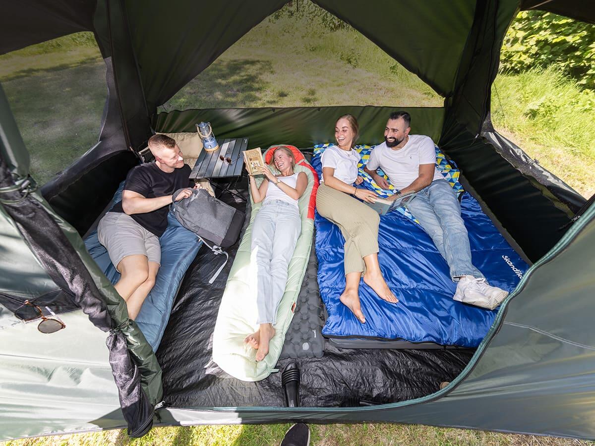 Tente dôme Västervik 5 - Tente Camping 5 pers - 1 cabine - 3 entrées 5/9