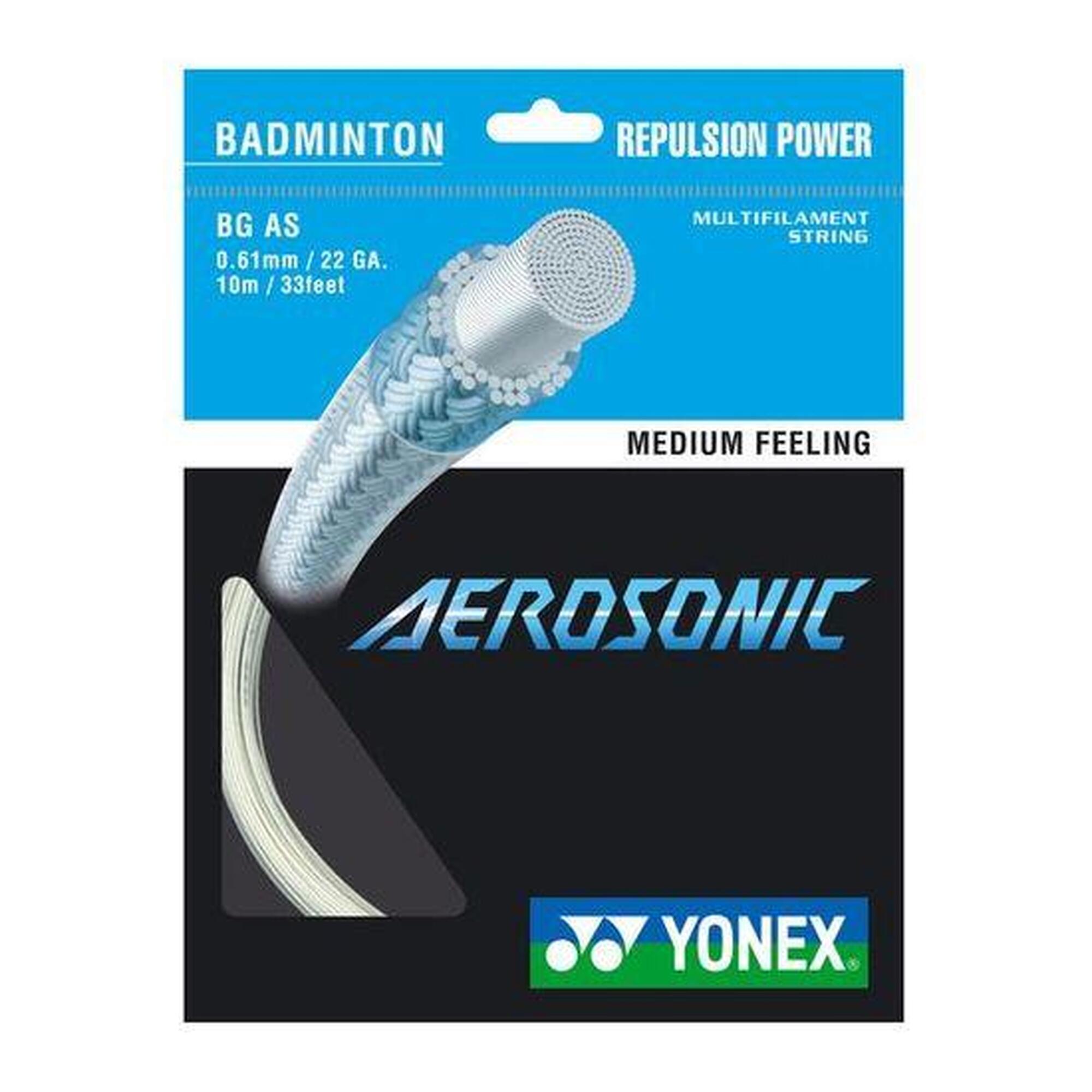 Naciąg do badmintona YONEX BG AEROSONIC 0,61mm 10m
