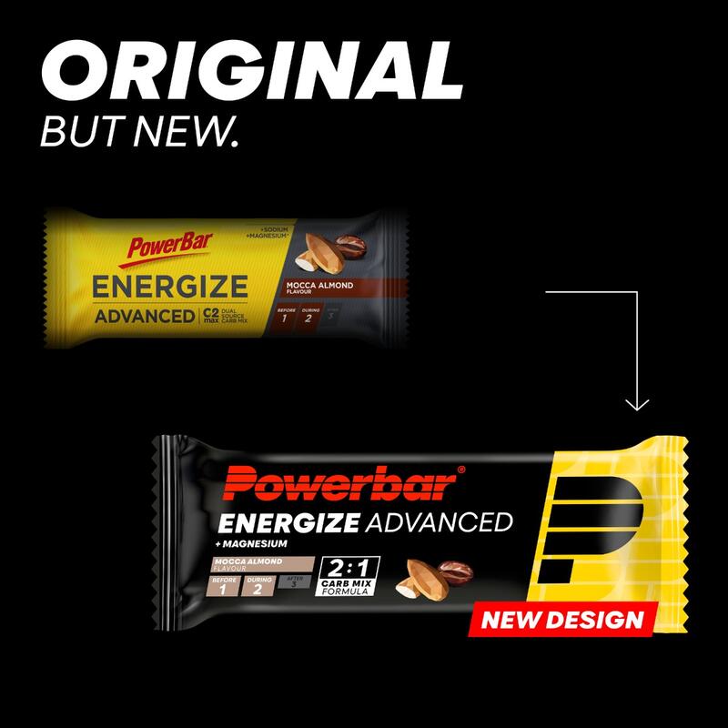 Energize Advanced 55g Powerbar (Packung mit 15 Stück)