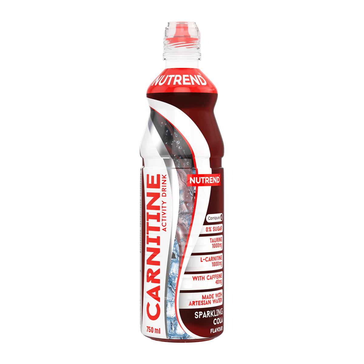 NUTREND Sportovní nápoj CARNITINE ACTIVITY DRINK WITH CAFFEINE, 750 ml, cola