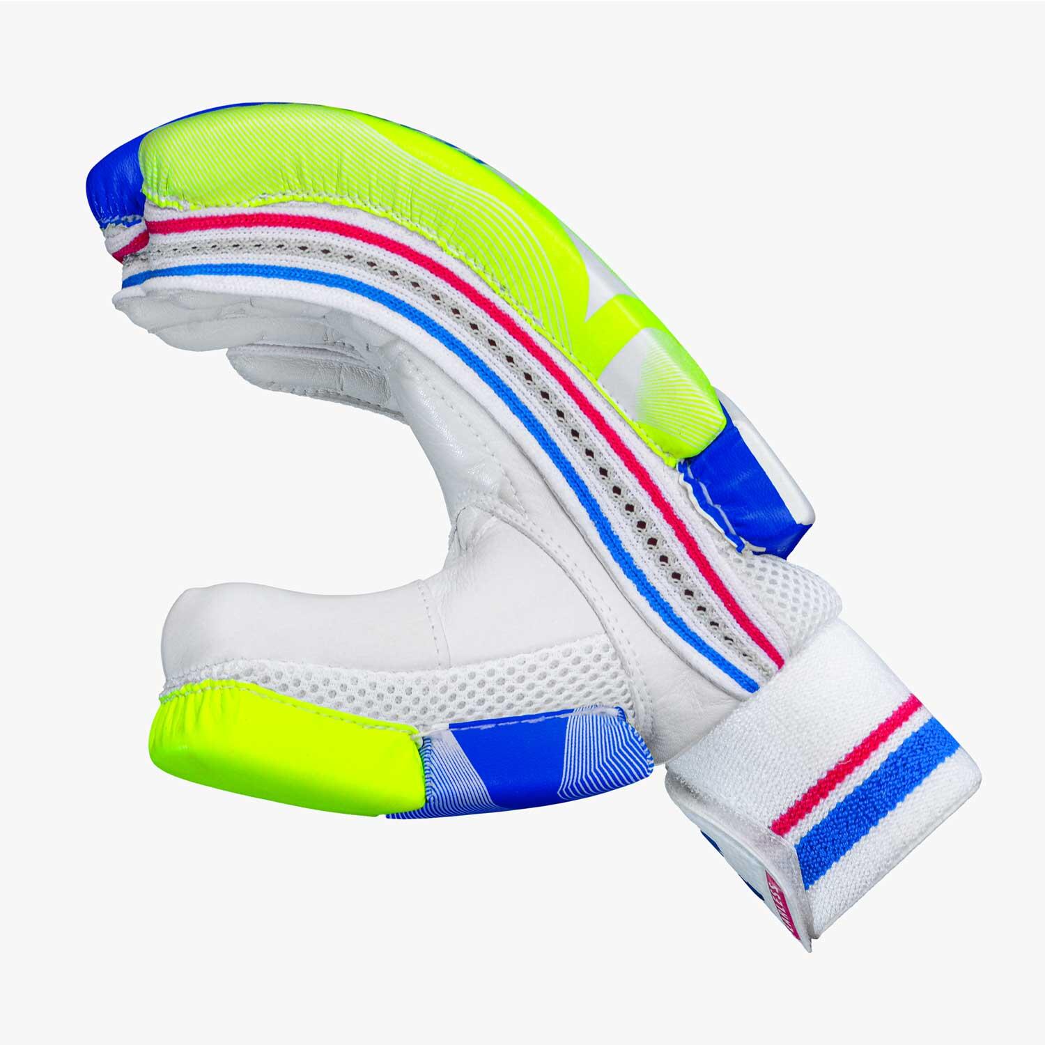 DSC Intense Attitude Cricket Batting Gloves | Multicolor | Größe: Jugend 3/5