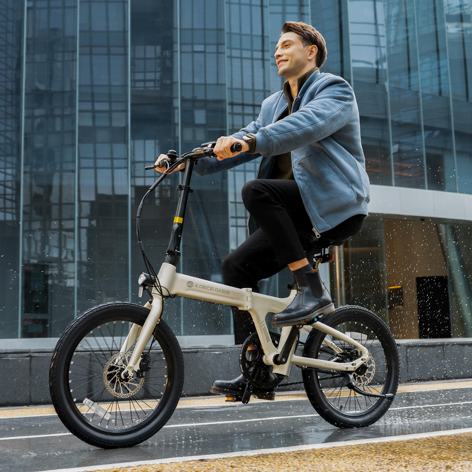 ADO Air20 Velo electrique Pliable EBike Entrainement par Courroie 17.5kg LCD ADO Decathlon