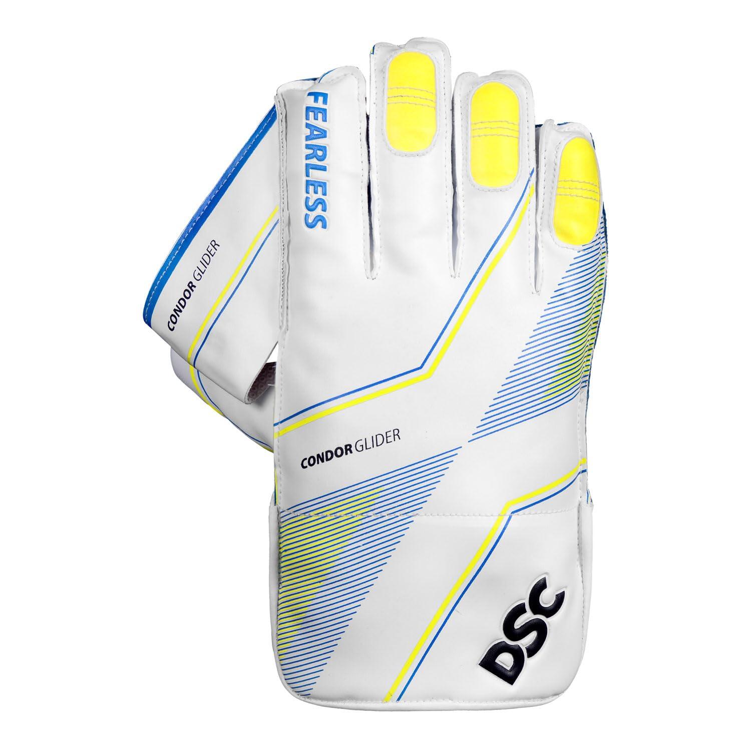 DSC Condor Glider Leder Cricket Wicket Keeping Gloves für Herren 2/5