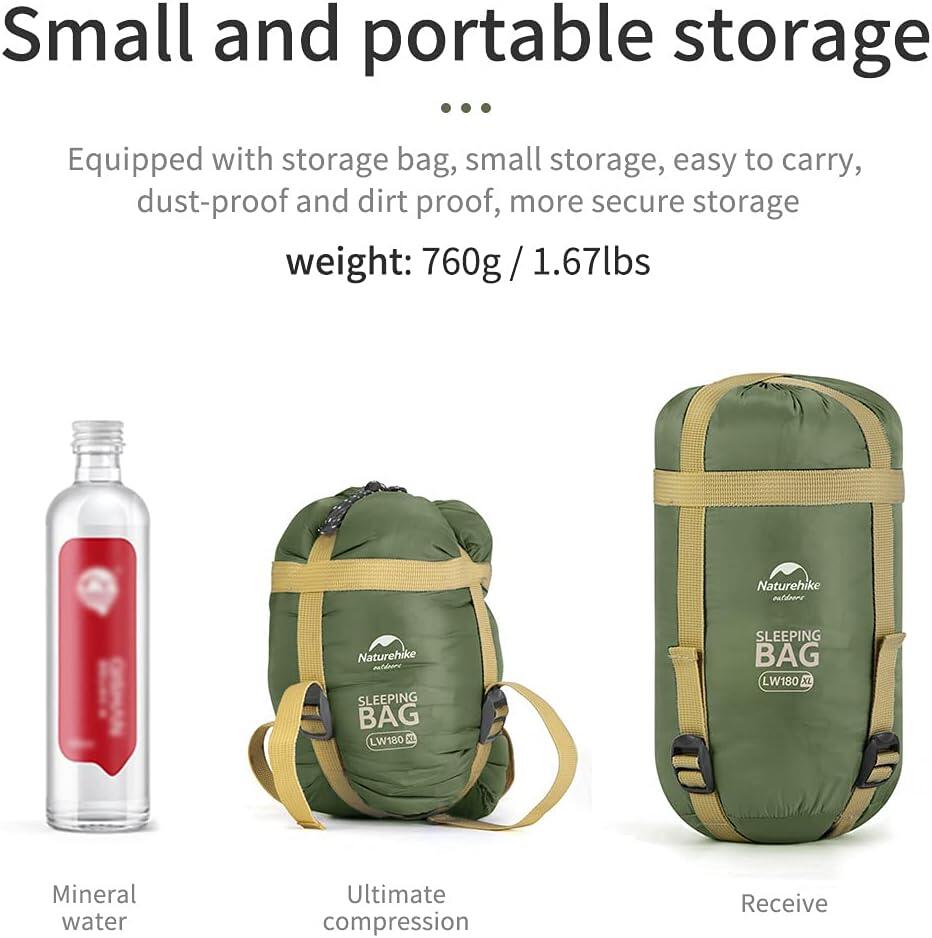 Naturehike Envelope Shape Camping Baumwollschlafsack 7/7