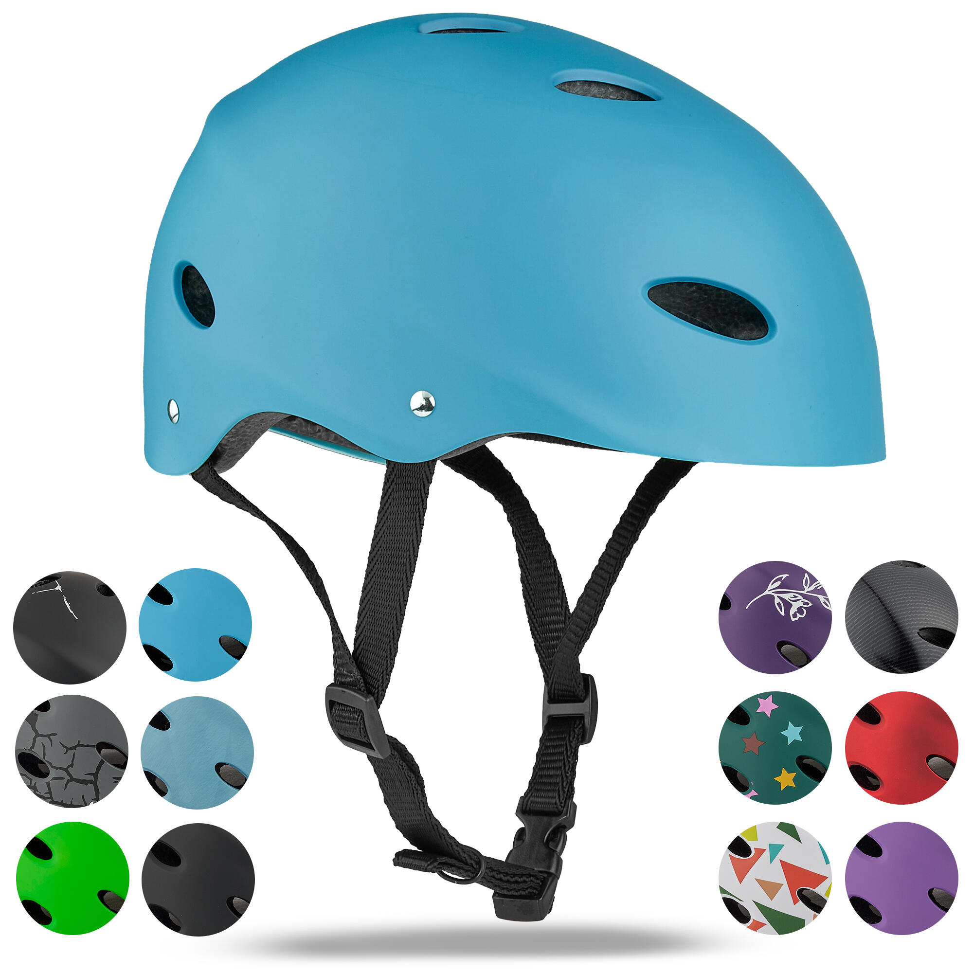 APOLLO verstellbarer Skatehelm - BMX Kinderhelm