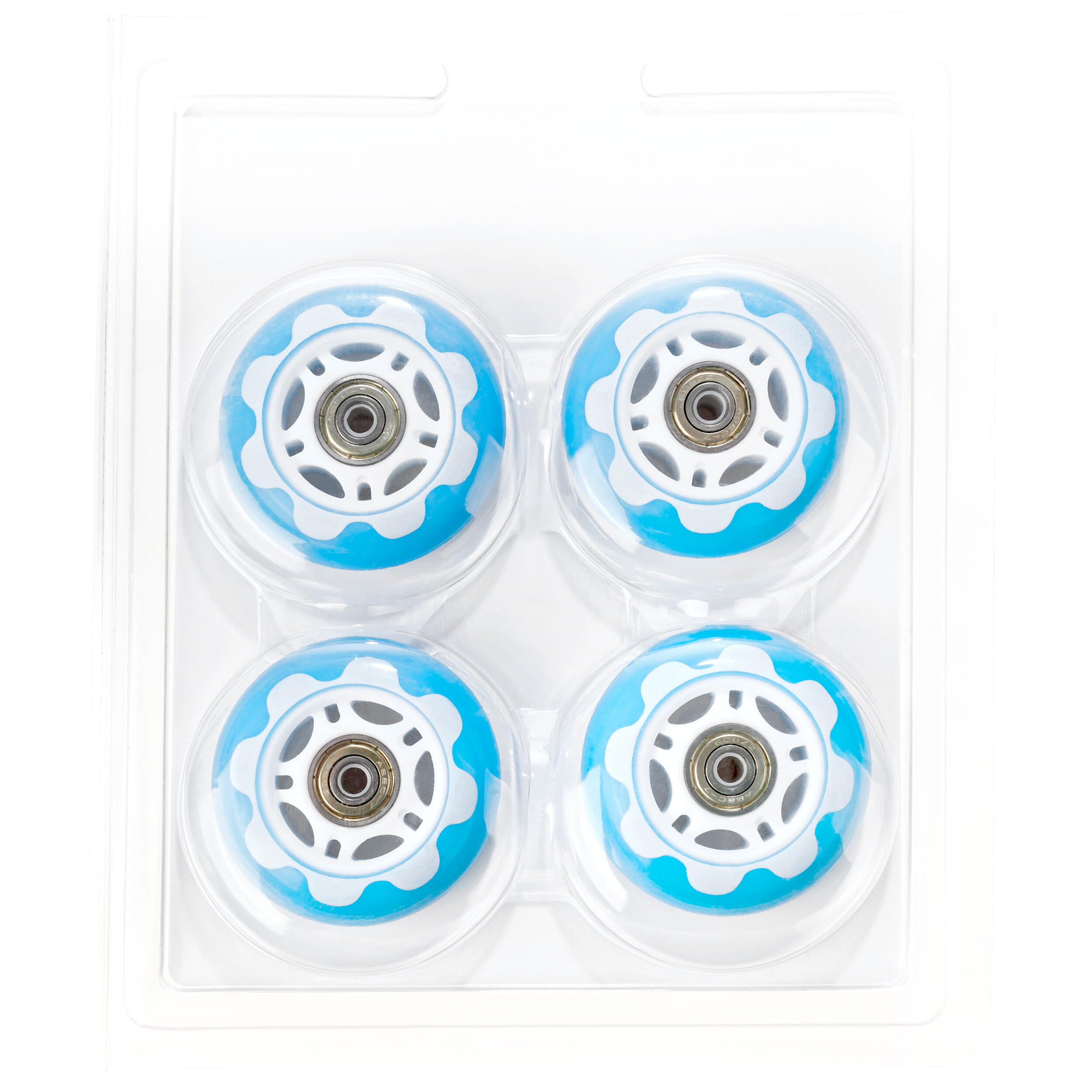 8x Kółka do rolek + łożyska Raven Senia 70mm PU 5/7