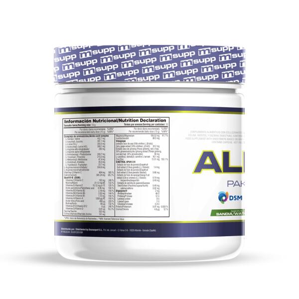 All in One Multivitamin Pak - 300g Sandia de MM Supplements